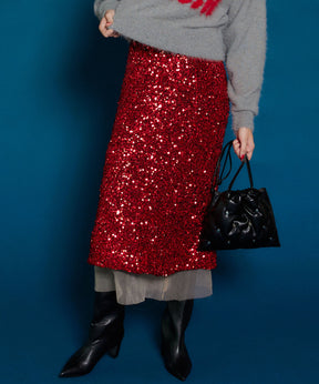 【SALE】Multi Way Sequin Skirt