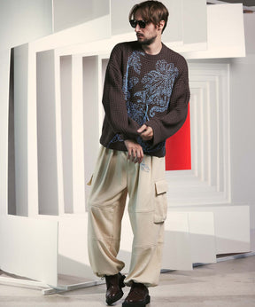 Heavy-Weight Sweat Prime-Wide Cargo Pants