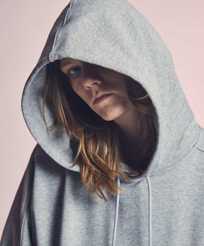 Heavy-Weight Sweat Prime-Over Side Zip Pullover Hoodie