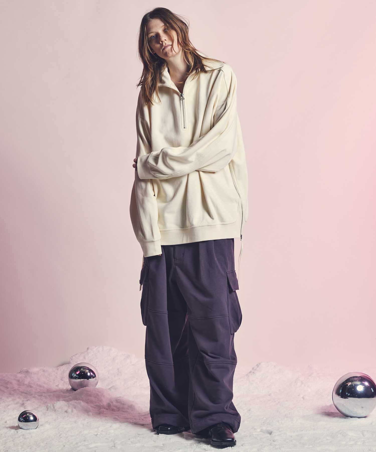 Heavy-Weight Sweat Prime-Wide Cargo Pants