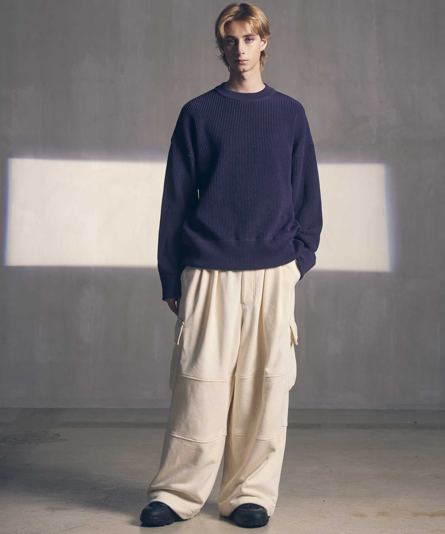 Heavy-Weight Sweat Prime-Wide Cargo Pants