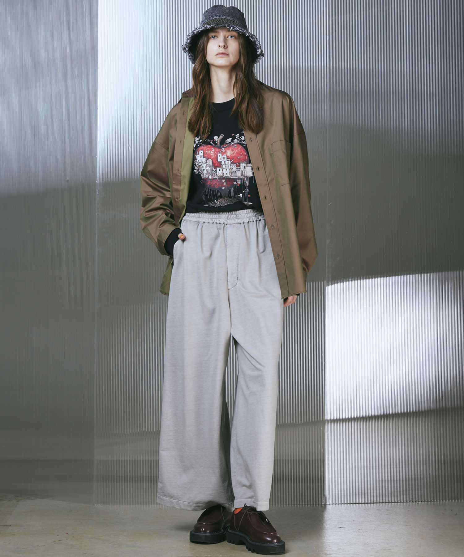 Pigment-Dye Sweat Wide Pants