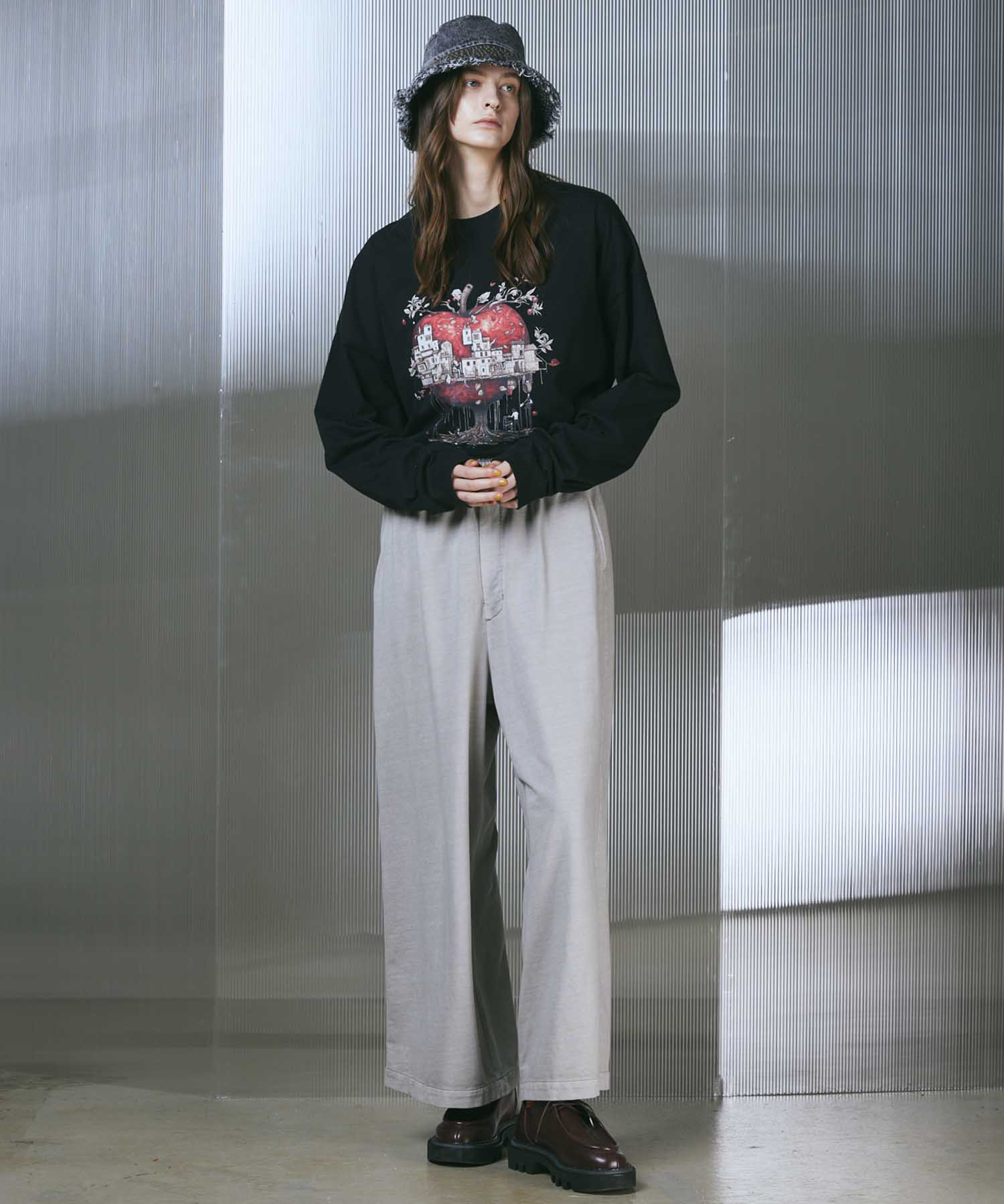 Pigment-Dye Sweat Wide Pants