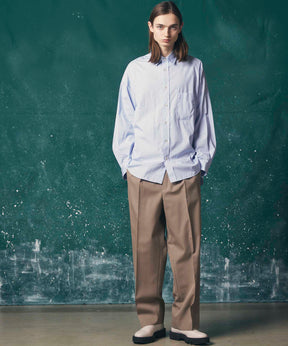 【LIMITED EDITION】Dress-Over  One-Tuck Wide Straight Pants