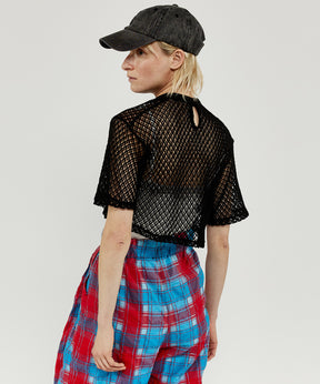 Double Mesh Short Length T-shirt