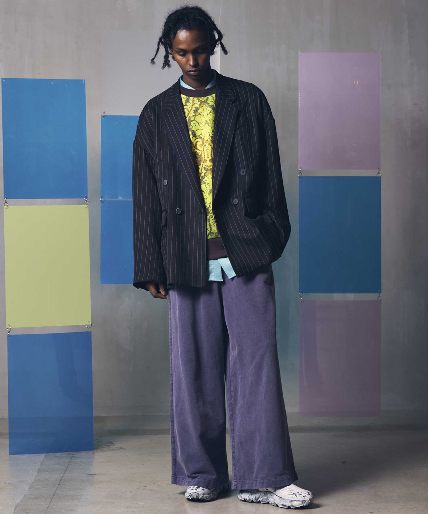 Pigment-Dye Sweat Wide Pants