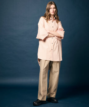 【LIMITED EDITION】Dress-Over  One-Tuck Wide Straight Pants