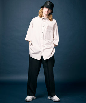 【LIMITED EDITION】Dress-Over  One-Tuck Wide Straight Pants