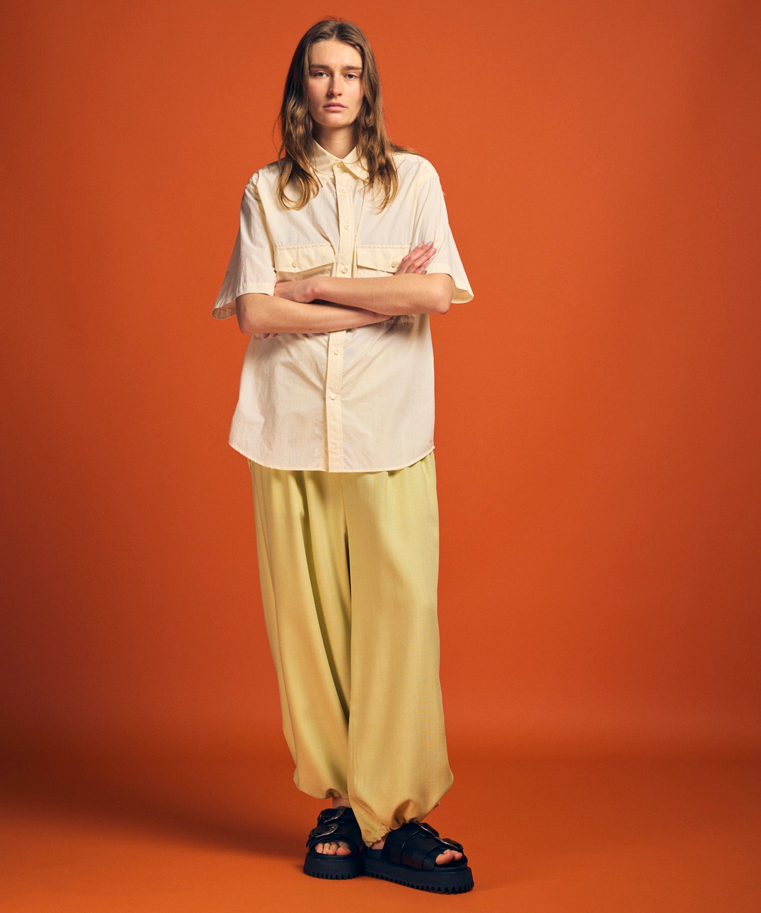 Buzzam-Tuck Prime-Wide Pants