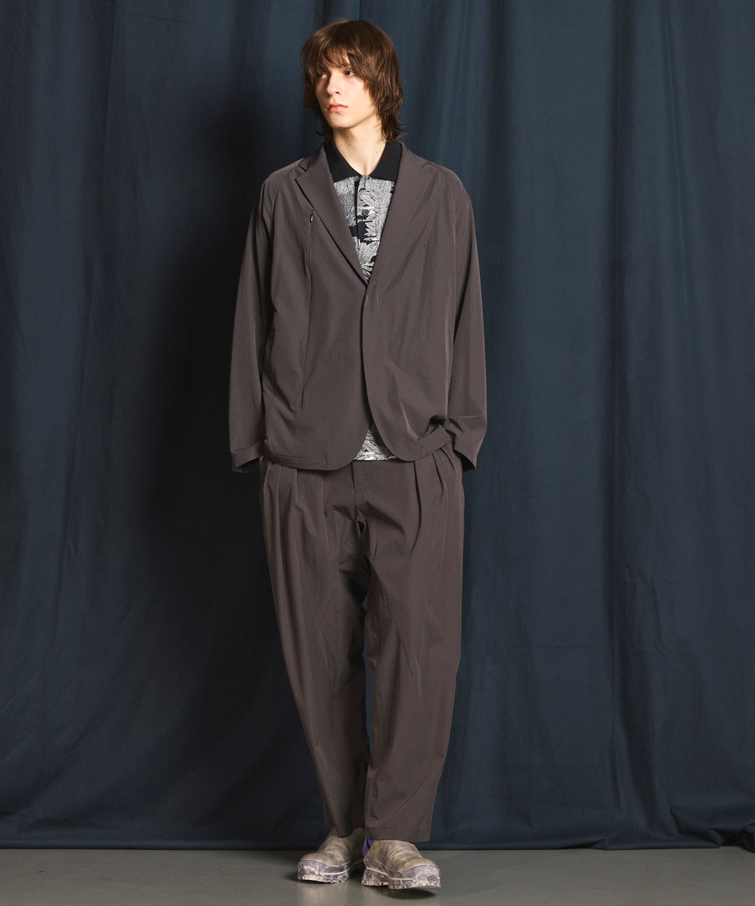 【SPORTS TECH HIGH SPEC LINE】Oversized Many Pockets Tailored Jacket