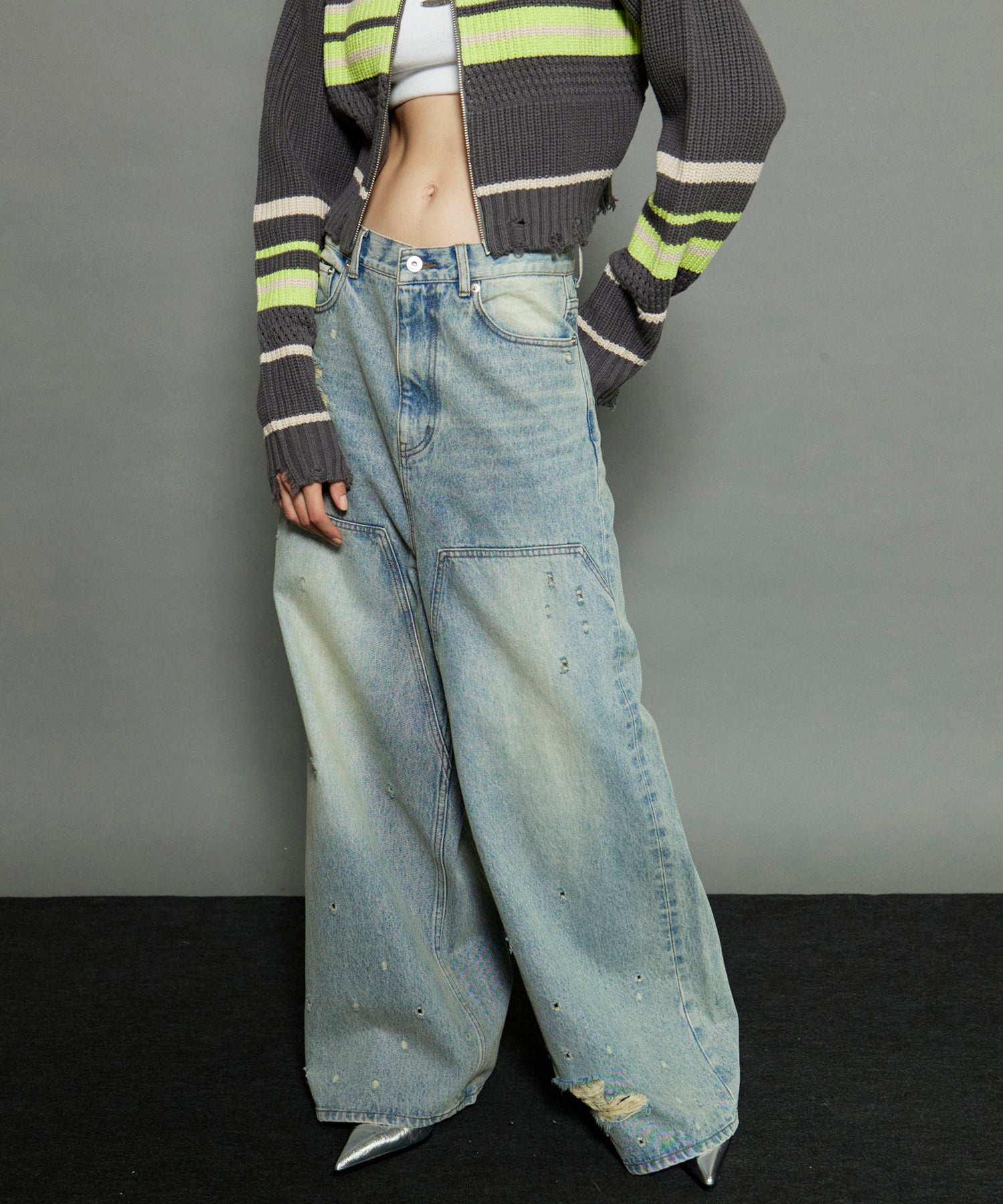 Baggy Denim Pants