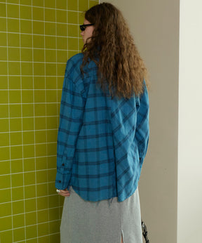 Random Checkered Oversized Shirt