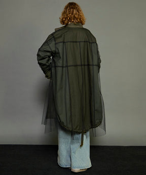 Reversible Tulle Mod Coat