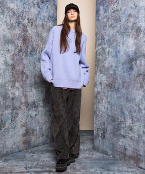 Chemical Over-Dyed Inside-Out Sweat Wide Pants