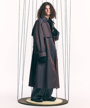 120/2/2 Suvin Cotton Gabardine Prime-Over Trench Coat