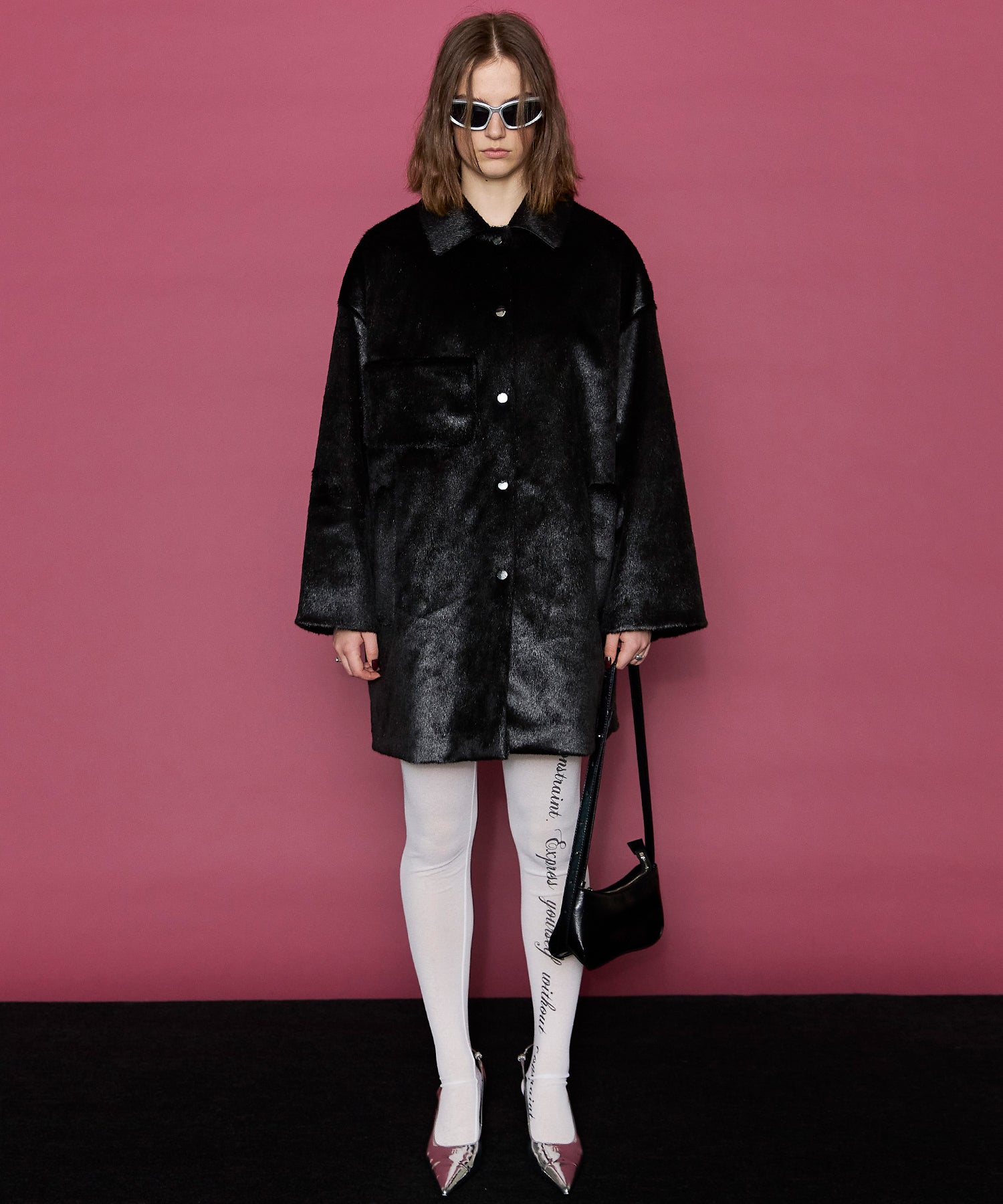 【24WINTER PRE-ORDER】Faux Fur Bal Collar Coat