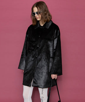 【24WINTER PRE-ORDER】Faux Fur Bal Collar Coat