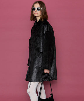 【24WINTER PRE-ORDER】Faux Fur Bal Collar Coat