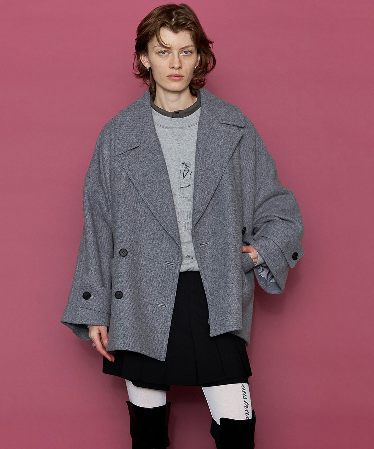 【24WINTER PRE-ORDER】Poncho Coat