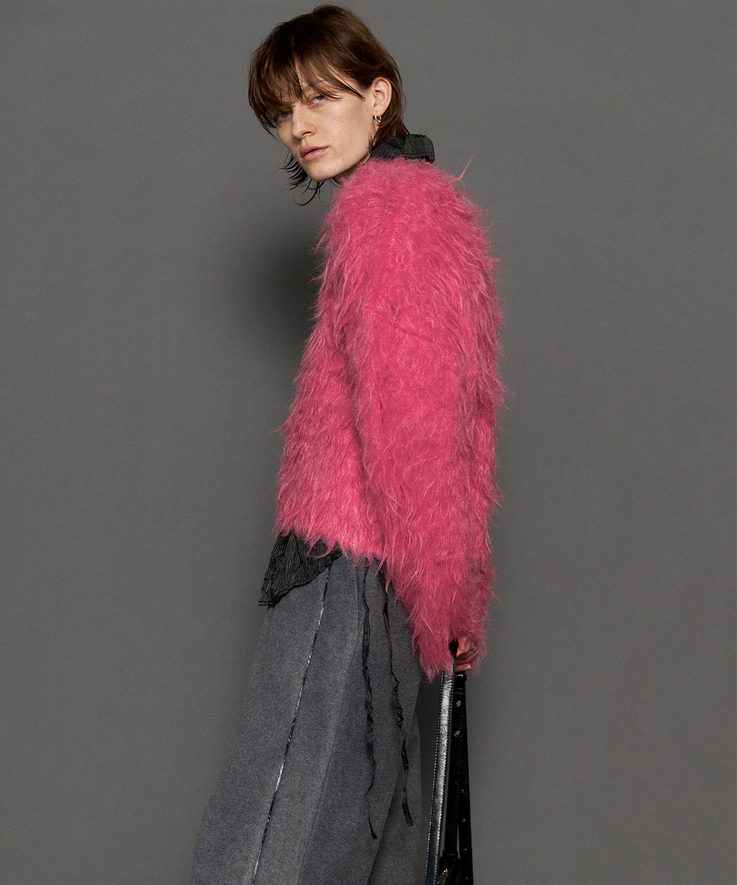 【24WINTER PRE-ORDER】Fluffy Shaggy Knit Pullover