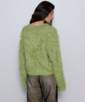 【24WINTER PRE-ORDER】Fluffy Shaggy Knit Pullover