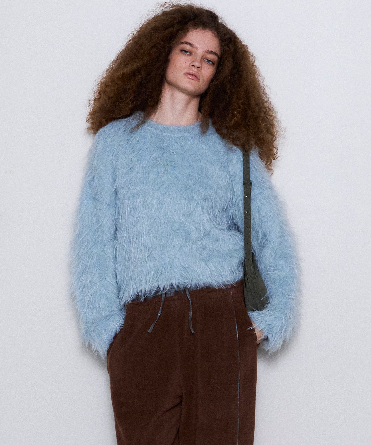 【24WINTER PRE-ORDER】Fluffy Shaggy Knit Pullover