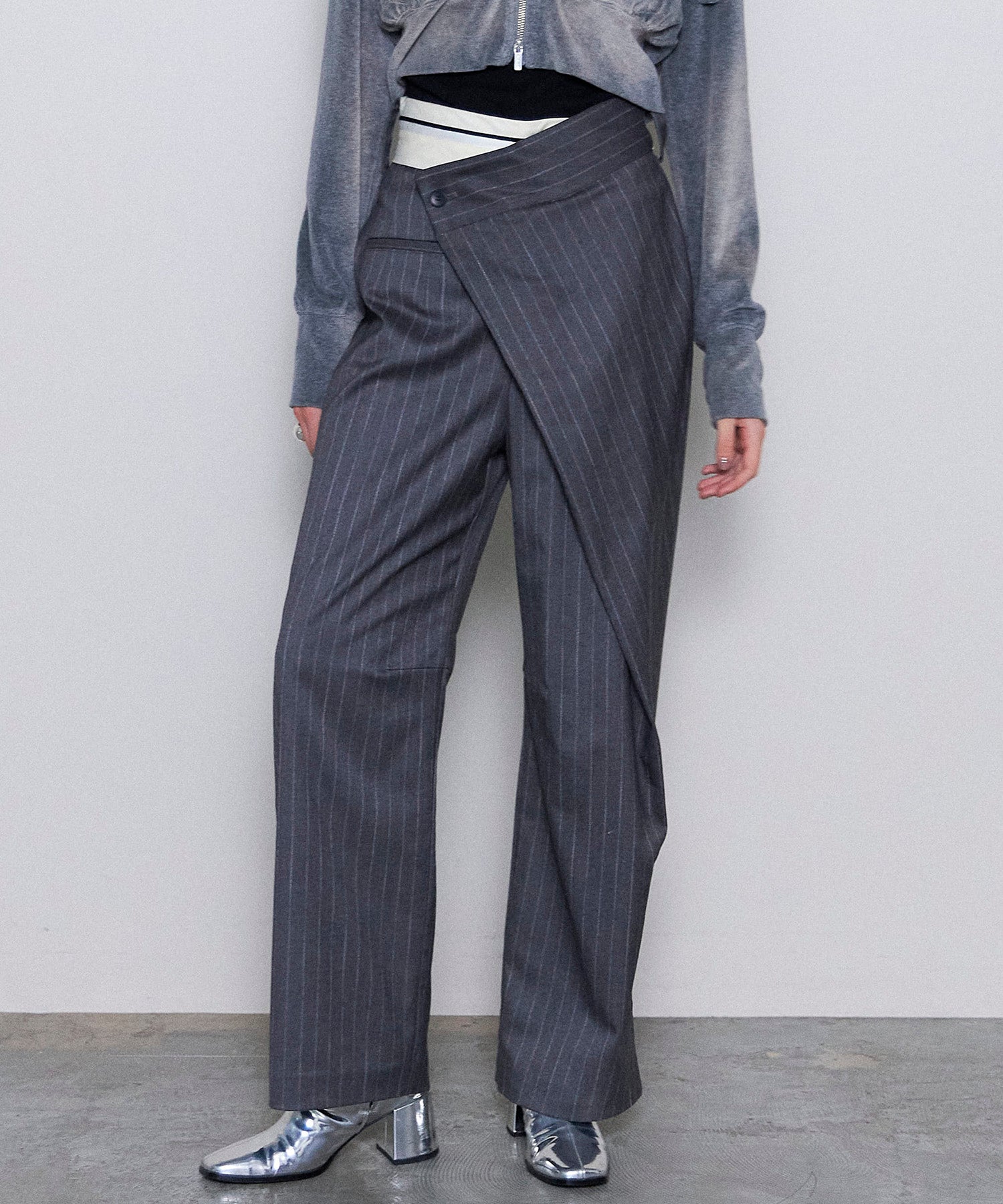 Asymmetry Cocoon Pants