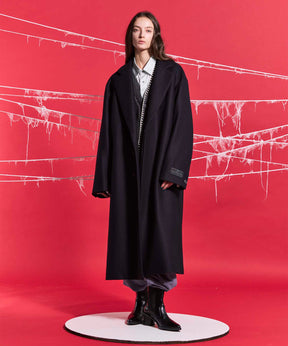 【24AW PRE-ORDER】Super140s Prime-Over Melton Chesterfield Coat