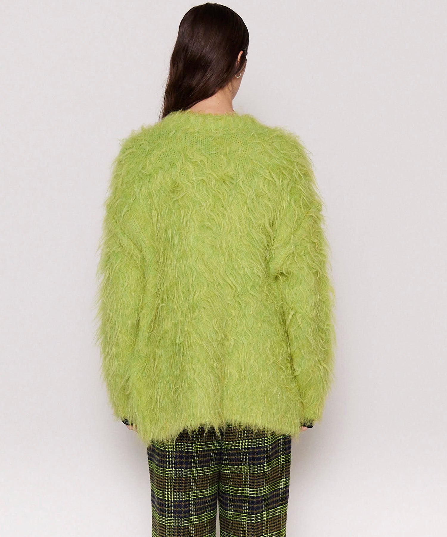 【24WINTER PRE-ORDER】Fluffy Shaggy Knit Cardigan