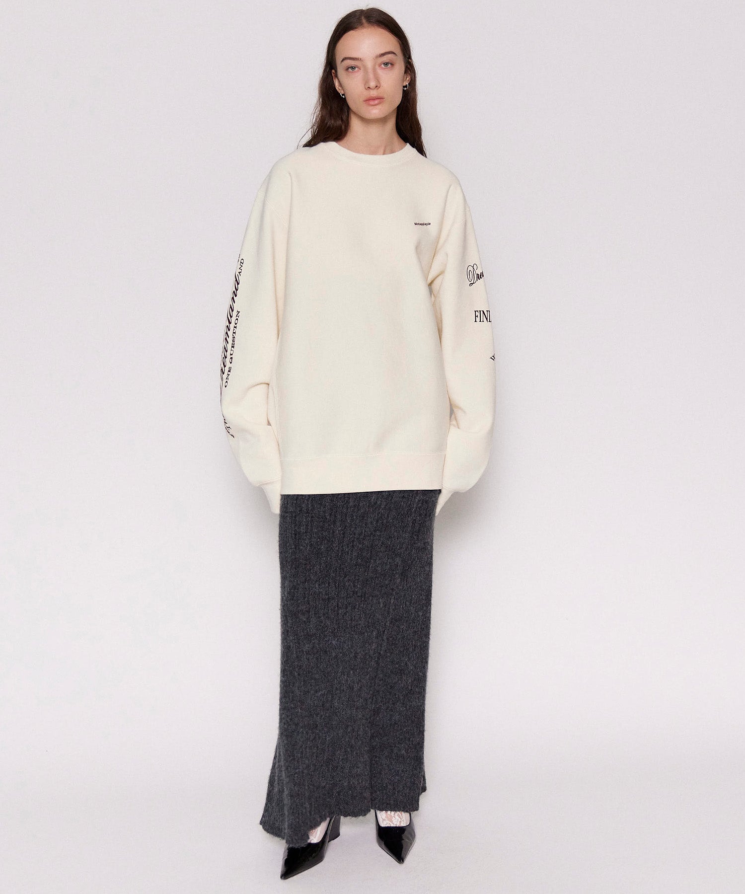 【24WINTER PRE-ORDER】Knit Maxi Length Skirt