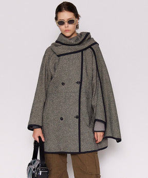 【24WINTER PRE-ORDER】Winter Scarf Tent Coat