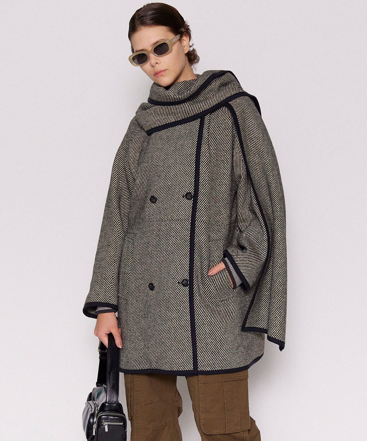 【24WINTER PRE-ORDER】Winter Scarf Tent Coat