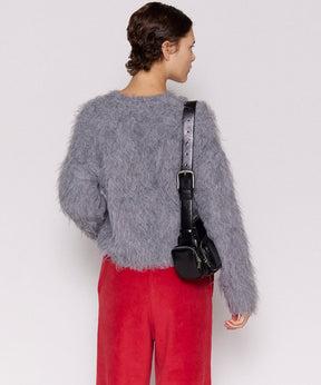 【24WINTER PRE-ORDER】Fluffy Shaggy Knit Pullover