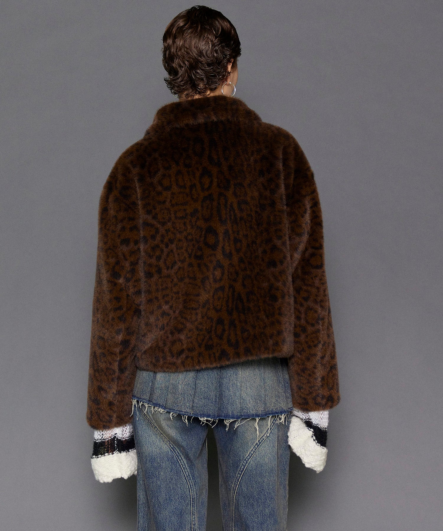 【24WINTER PRE-ORDER】Faux Fur Leopard Coat