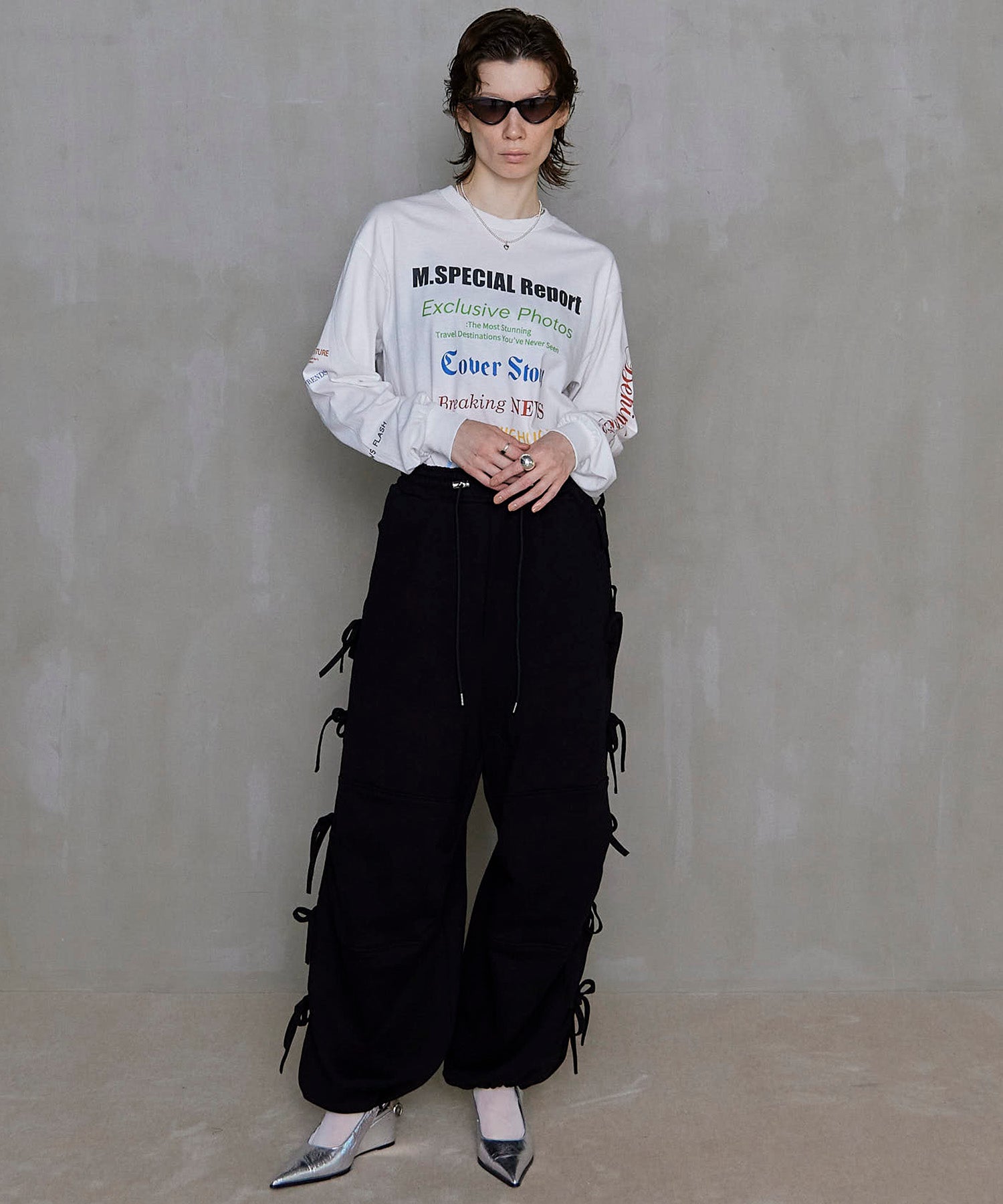 【PRE-ORDER】Side Ribbon Sweatpants