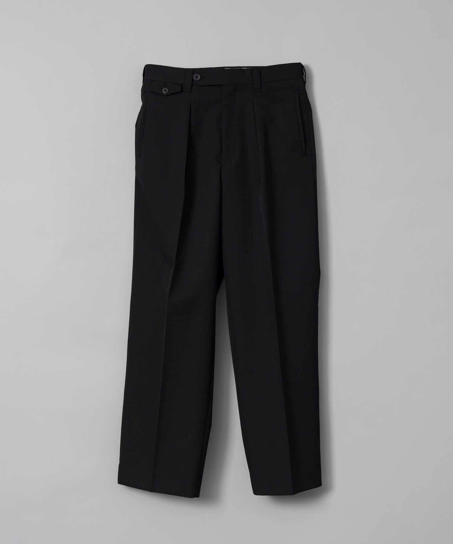 【LIMITED EDITION】Dress-Over  One-Tuck Wide Straight Pants