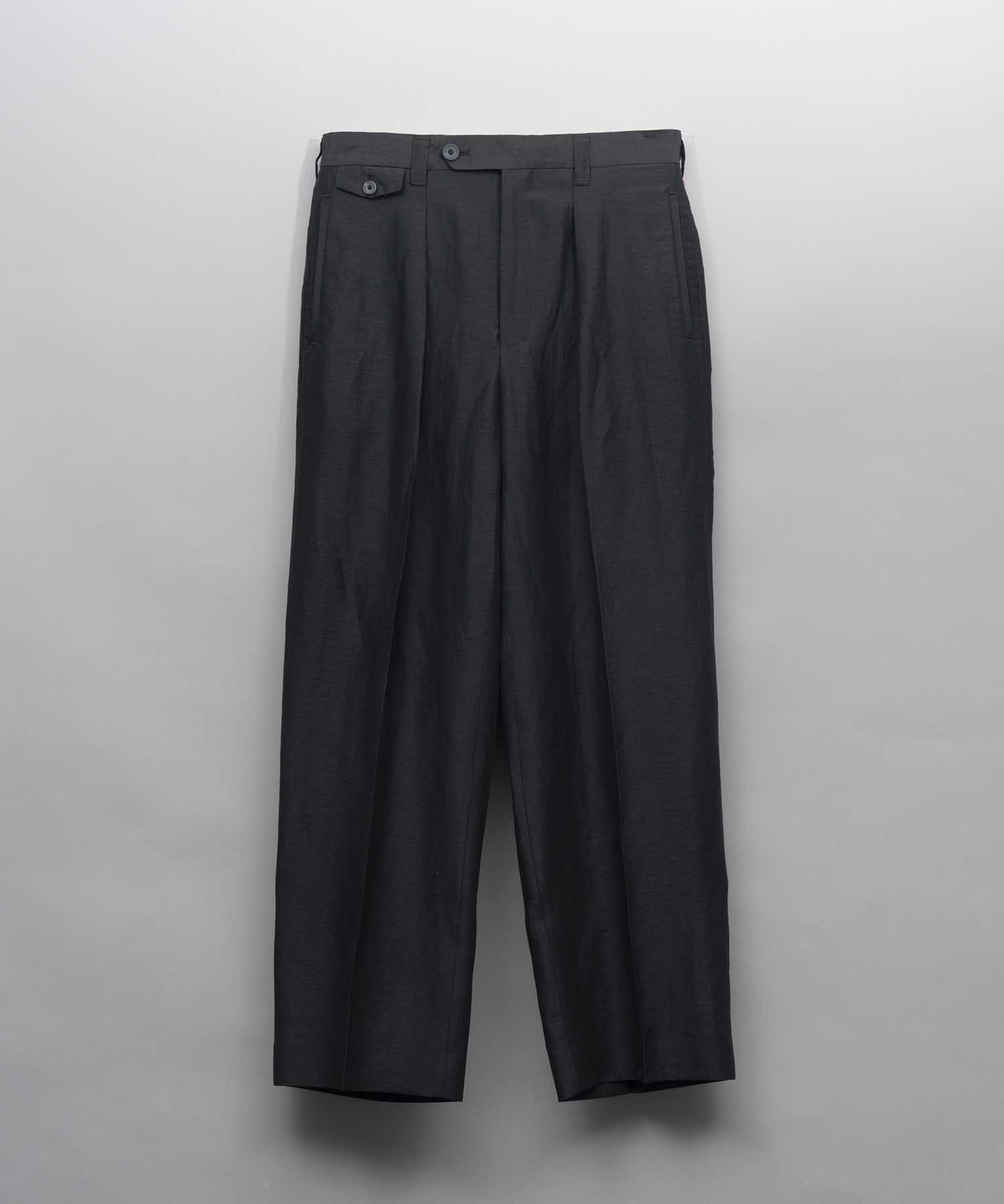 【LIMITED EDITION】Dress-Over  One-Tuck Wide Straight Pants