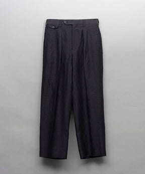 【LIMITED EDITION】Dress-Over  One-Tuck Wide Straight Pants