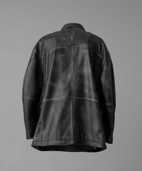 Sheep Leather Prime-Over Pea Coat