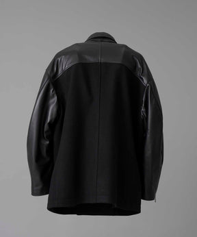 Sheep Leather Prime-Over Pea Coat