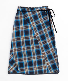 【PRE-ORDER】Checkered Bias Seam Midi Skirt