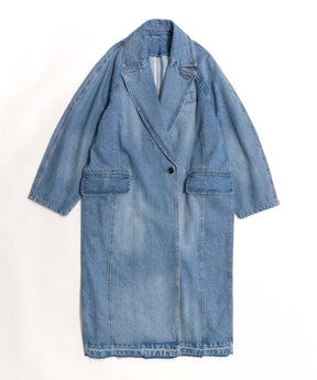 【SALE】Washed Denim Coat