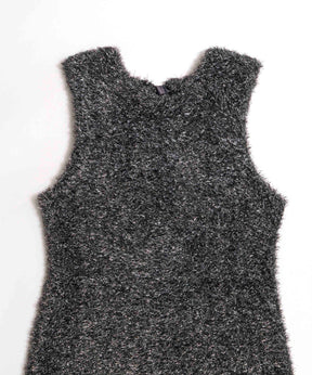 【SALE】Back Open Glitter Knit Onepiece