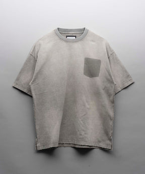 Prime-Over Pigment-Dye Metal Plate T-Shirt