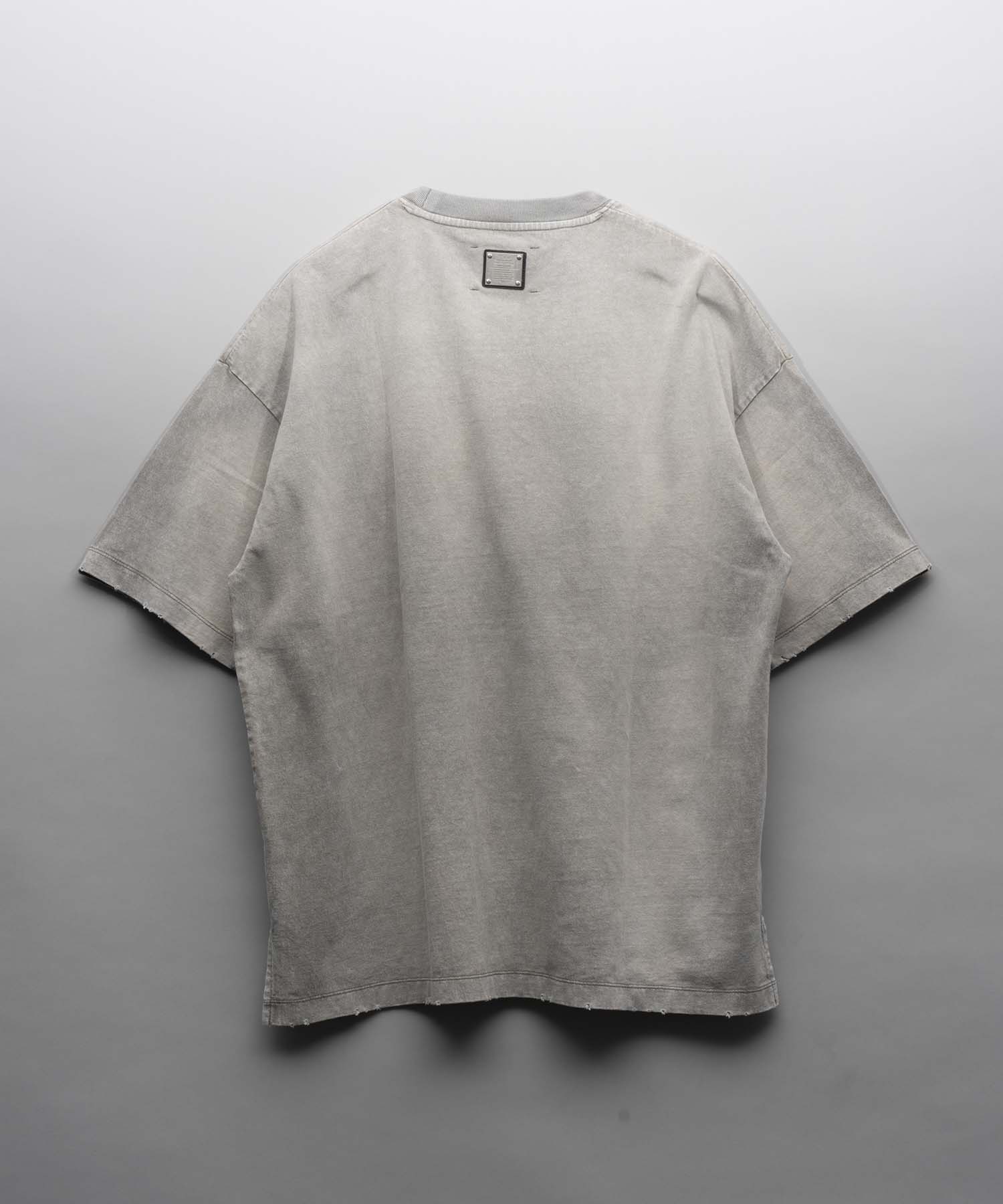 Prime-Over Pigment-Dye Metal Plate T-Shirt