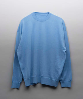 Super120s High Gauge Prime-Over Crew Neck Knit Pullover