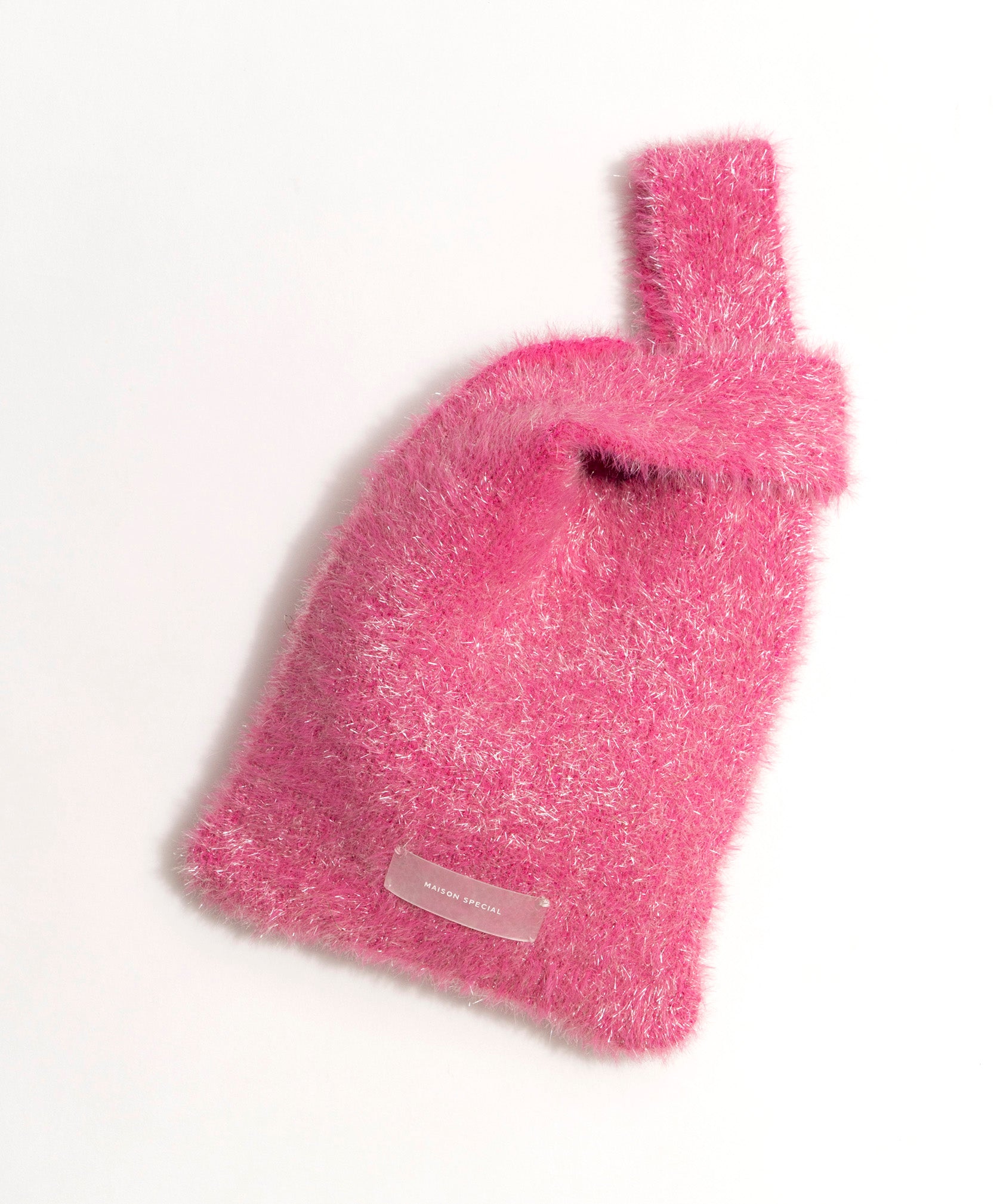 Glitter Knit Mini Bag