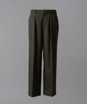 Wool Mix Prime Wide One-Tuck Wide Pants