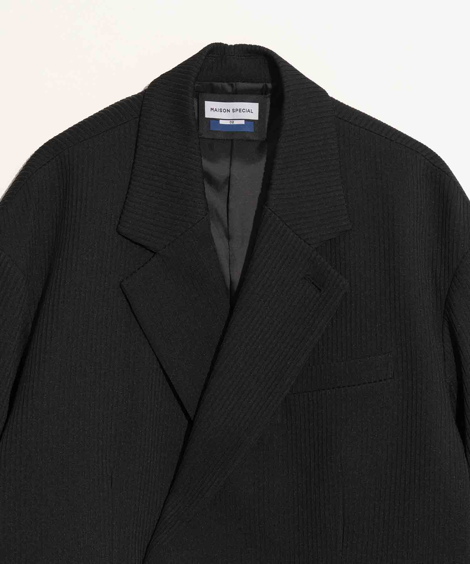 Omega Rib Prime-Over Double Tailored Jacket