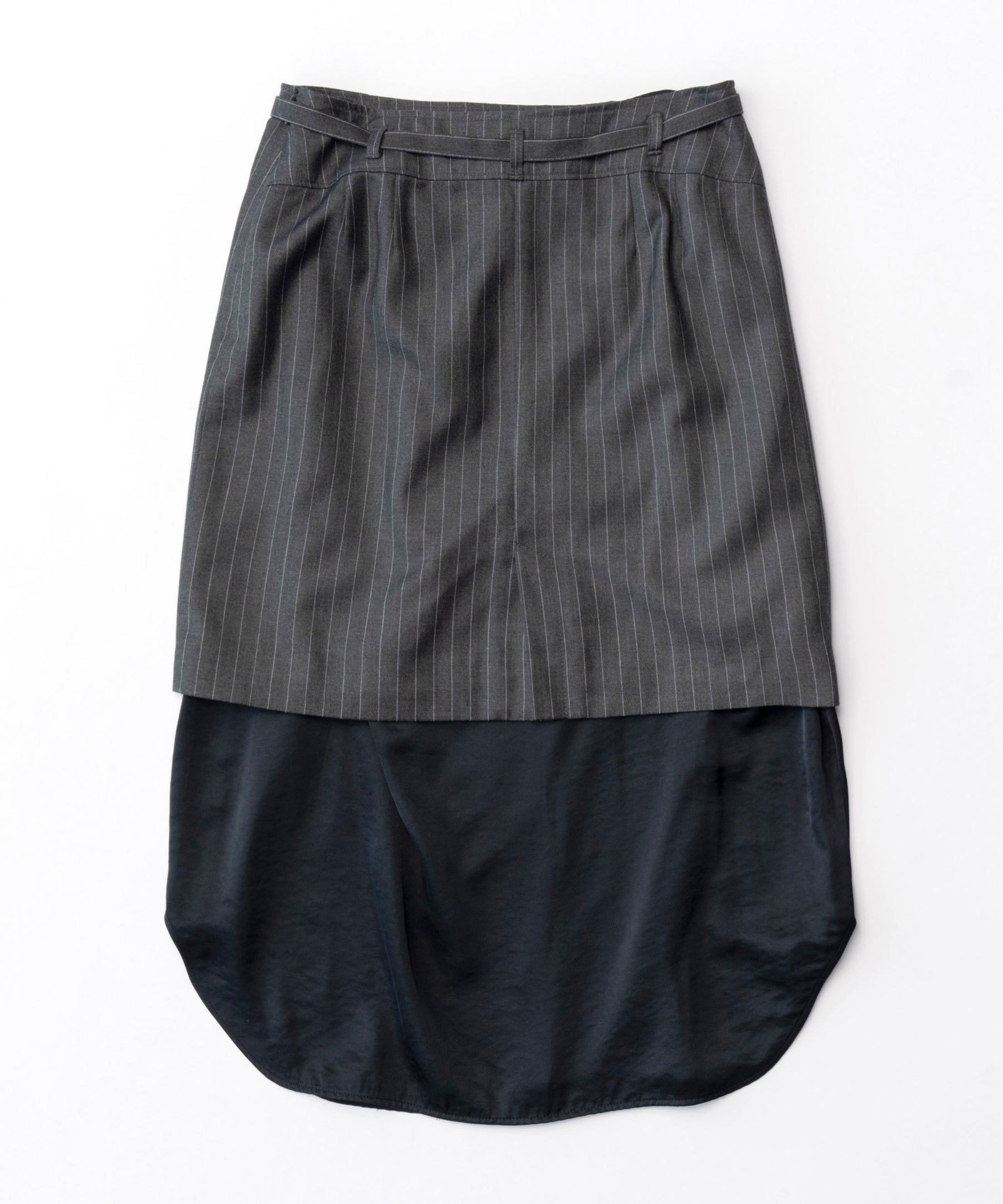 【SALE】Shirt Layered Mini Skirt